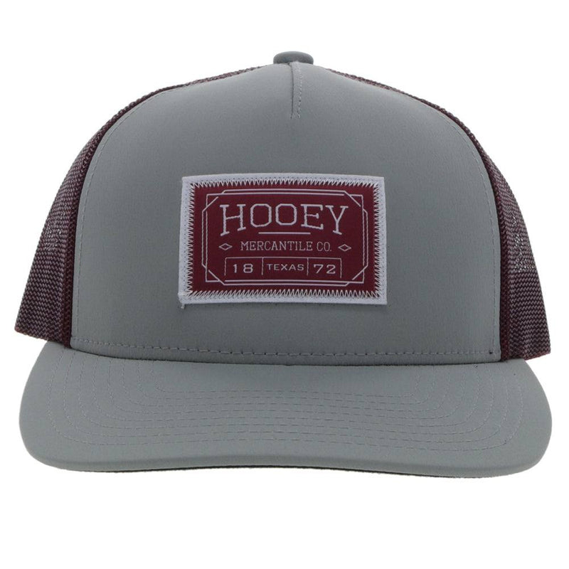 Youth Hat "Doc" Grey/Maroon Snapback