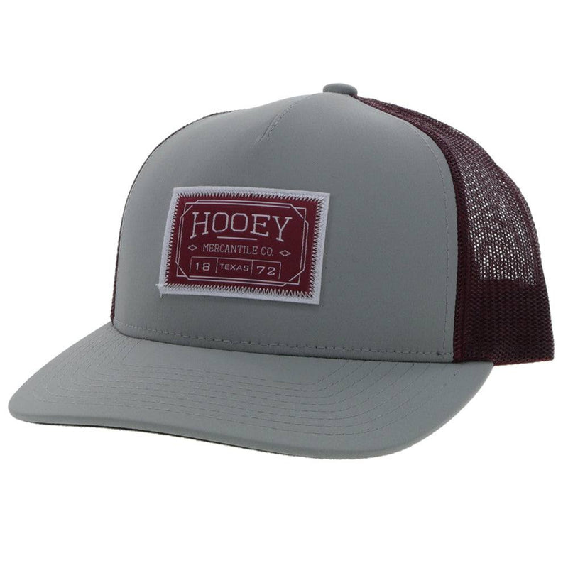 Youth Hat "Doc" Grey/Maroon Snapback