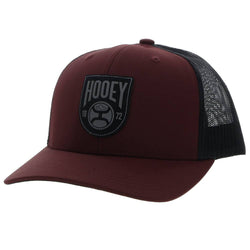 Maroon and black "Bronx" snapback hat