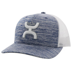 "Sterling" Distressed Blue/White Hat