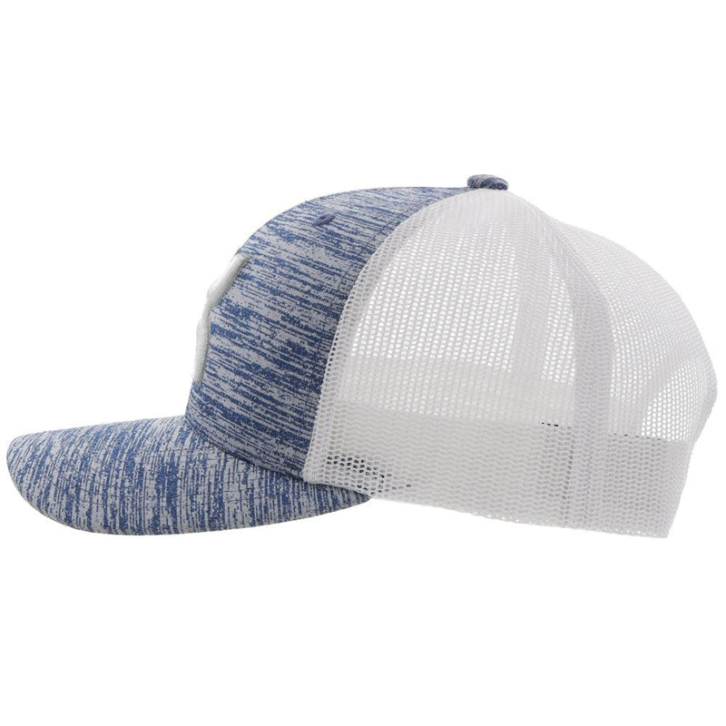 "Sterling" Distressed Blue/White Hat