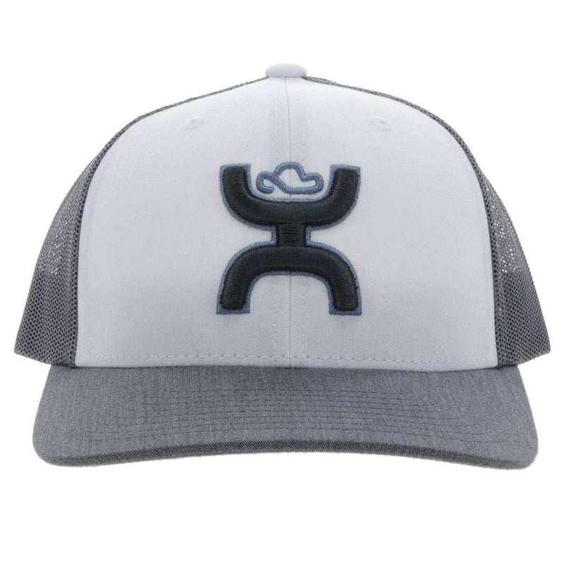 "Sterling" White/Grey Snapback Hat