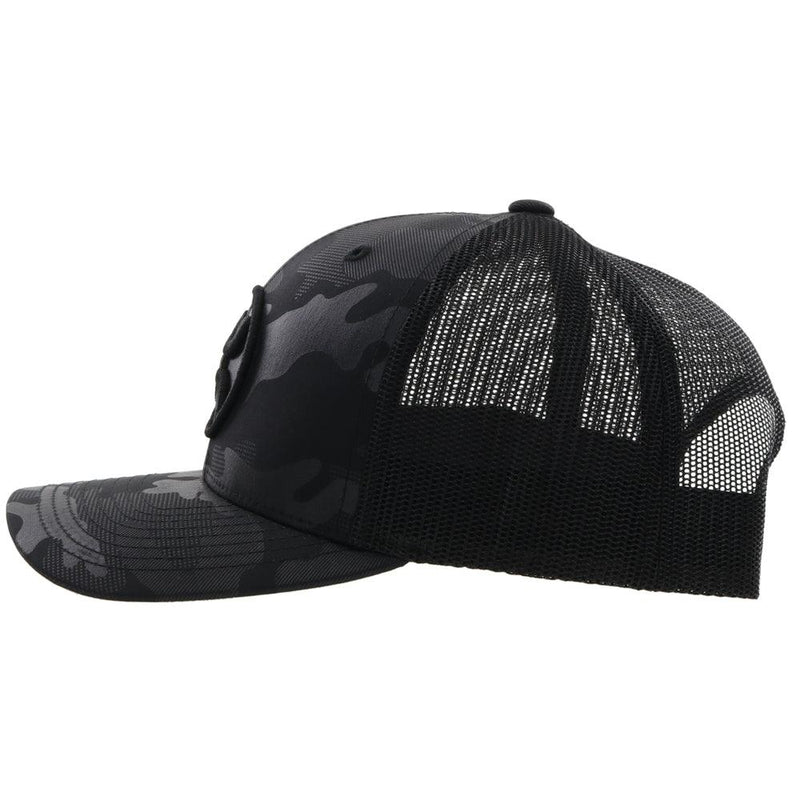 "O Classic" Hooey Black Camo Hat