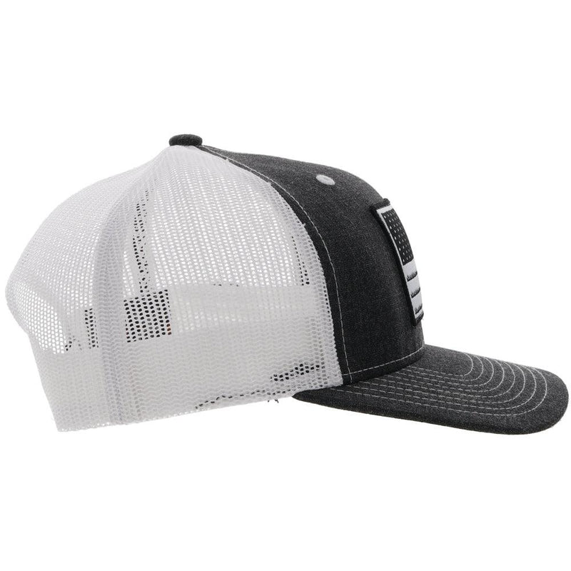 "Liberty Roper" Youth Charcoal /White Hat