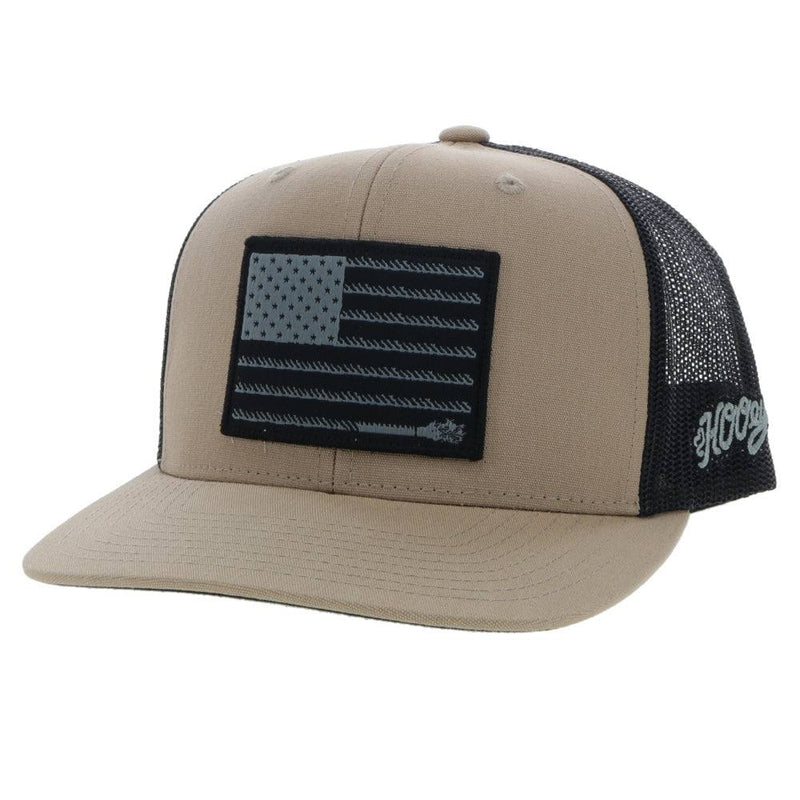 "Liberty Roper" Tan/Black Snapback Hat