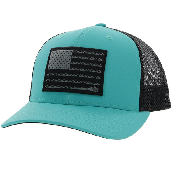 "Liberty Roper" Turquoise/Black Hat