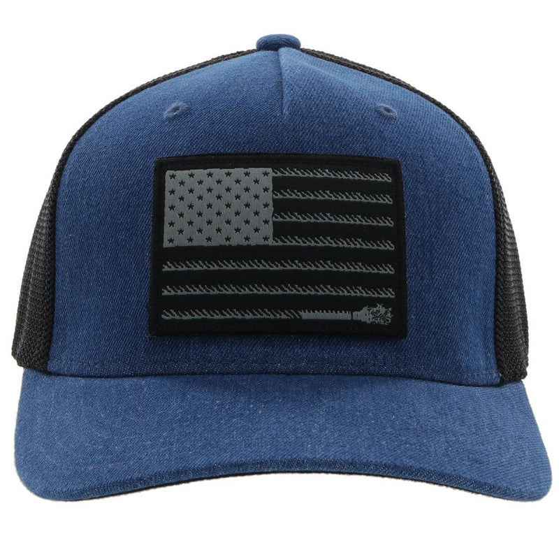 "Liberty Roper" Denim/Black Flexfit Hat