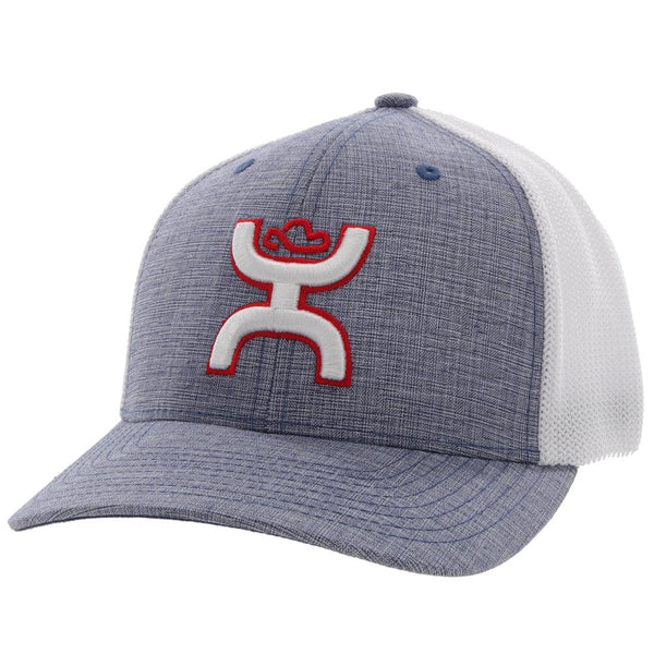 "Coach" Denim/White Flexfit Hat