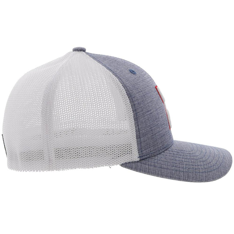 "Coach" Denim/White Flexfit Hat