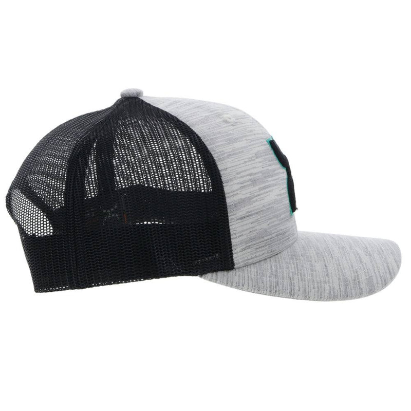 "Sterling" Grey/Black Snapback Hat