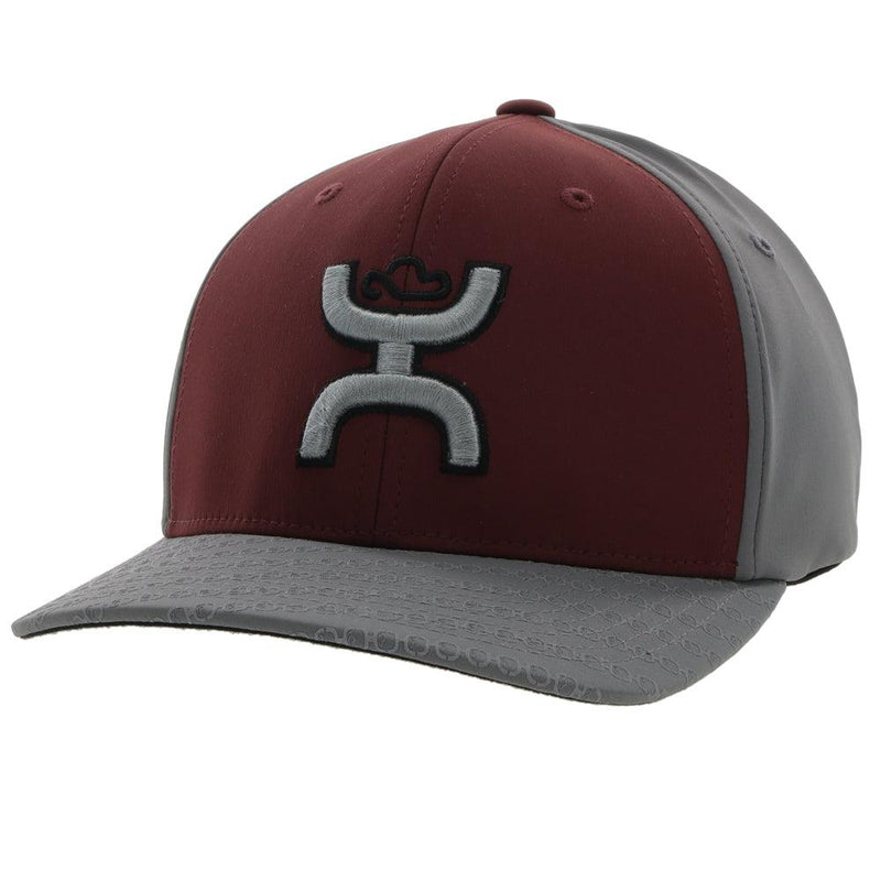 "Solo III " Youth Maroon/Grey Flexfit Hat