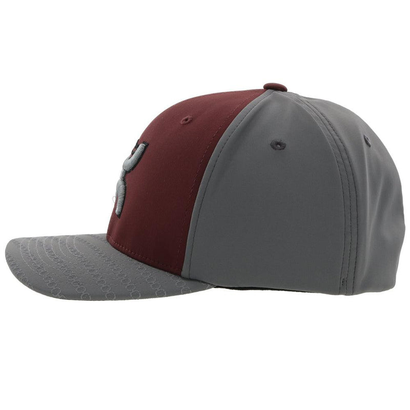 "Solo III " Youth Maroon/Grey Flexfit Hat