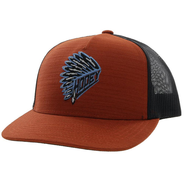 "Quanah" Hat, Orange/Black