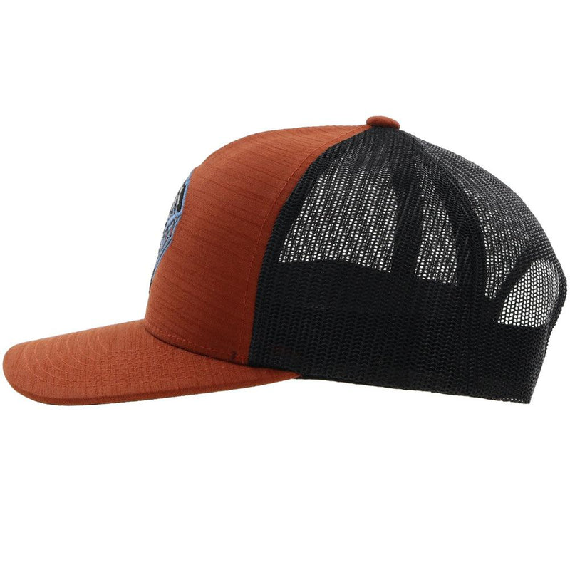 "Quanah" Hat, Orange/Black