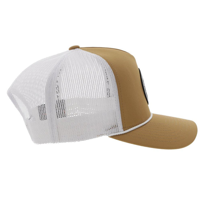 "Cowboy Golf" Tan/White Hat