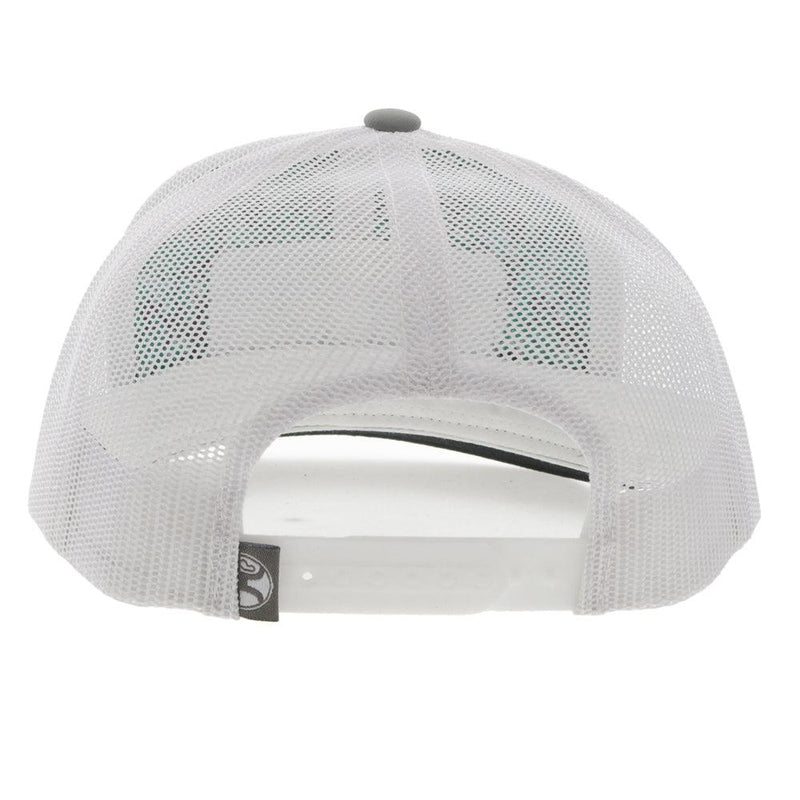 "Horizon" Youth Grey, White and Turquoise Hat