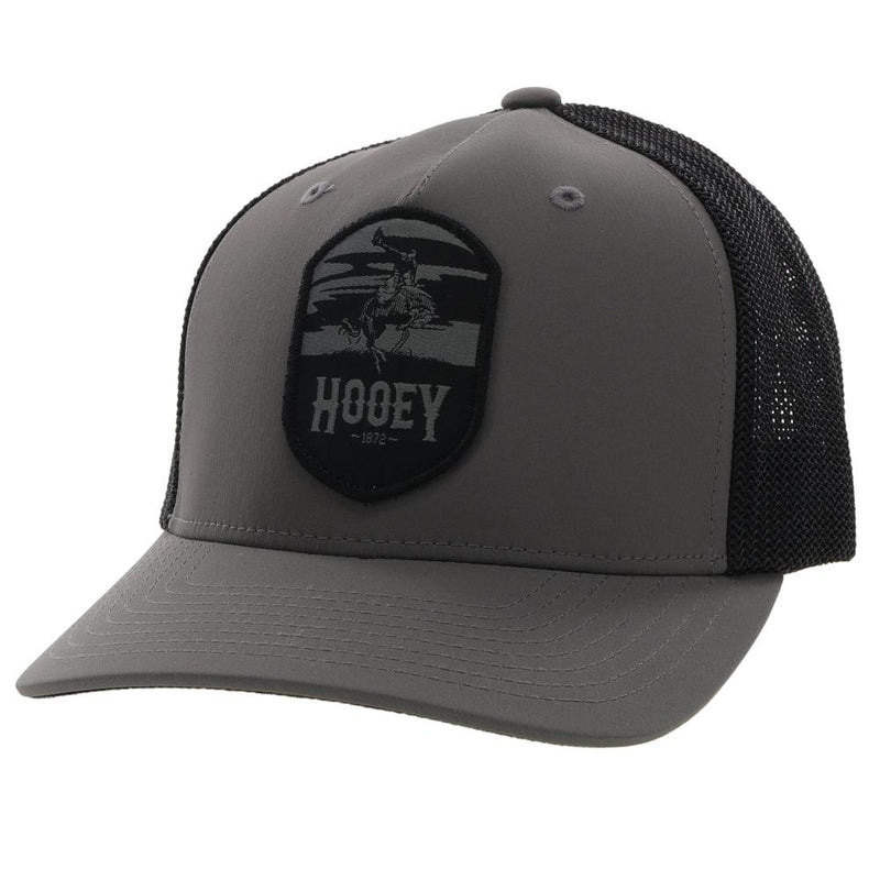 charcoal and black Cheyenne flexfit hat