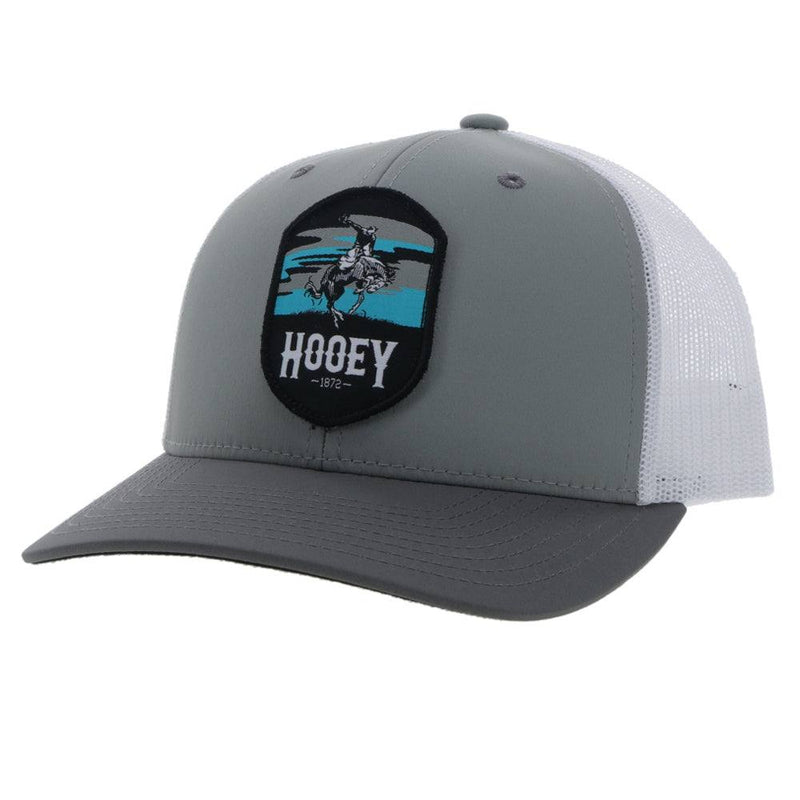 Grey and white Cheyenne snapback hat