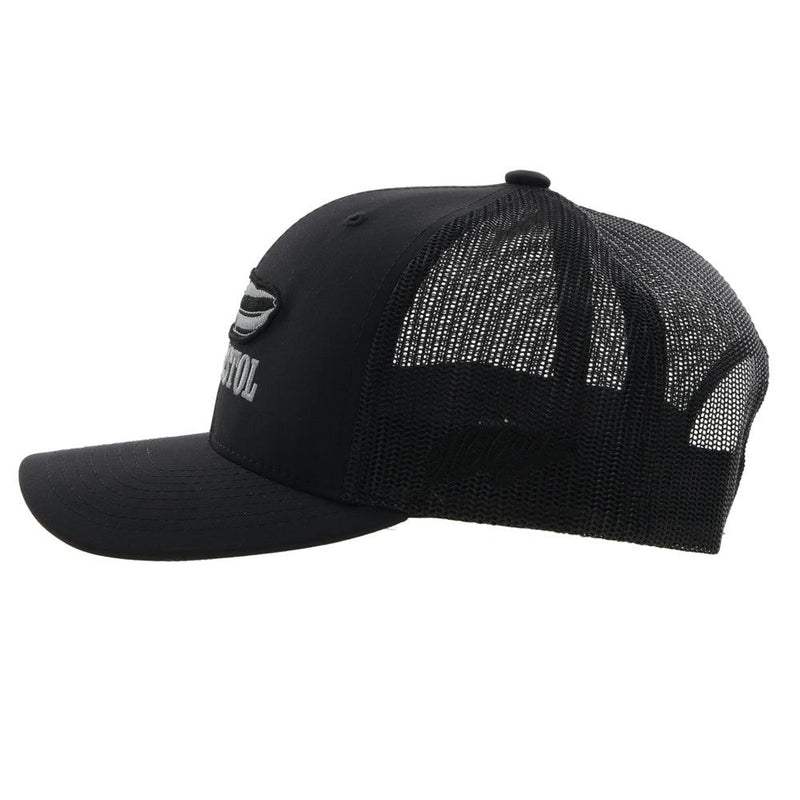 "Resistol" Hat, Black w/feather Logo