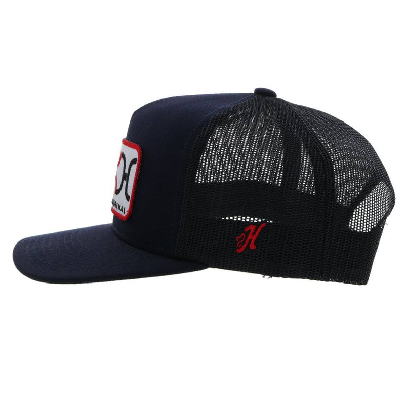 "Loop" Navy/Black Hat