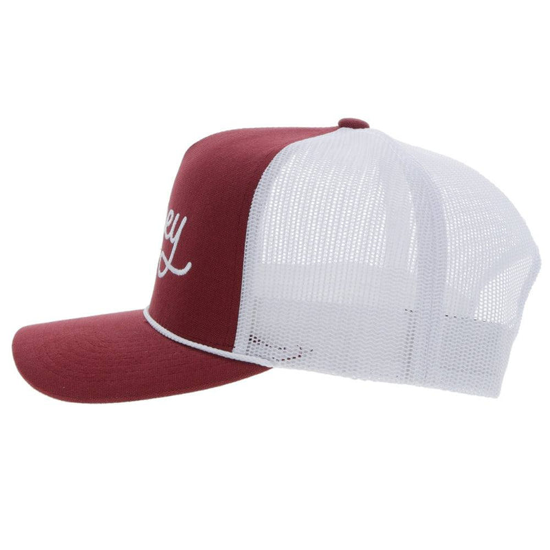 "OG" Hooey Hat Maroon/White