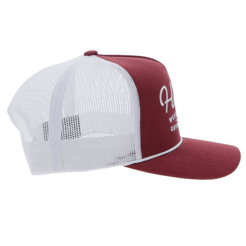 "OG" Hooey Hat Maroon/White