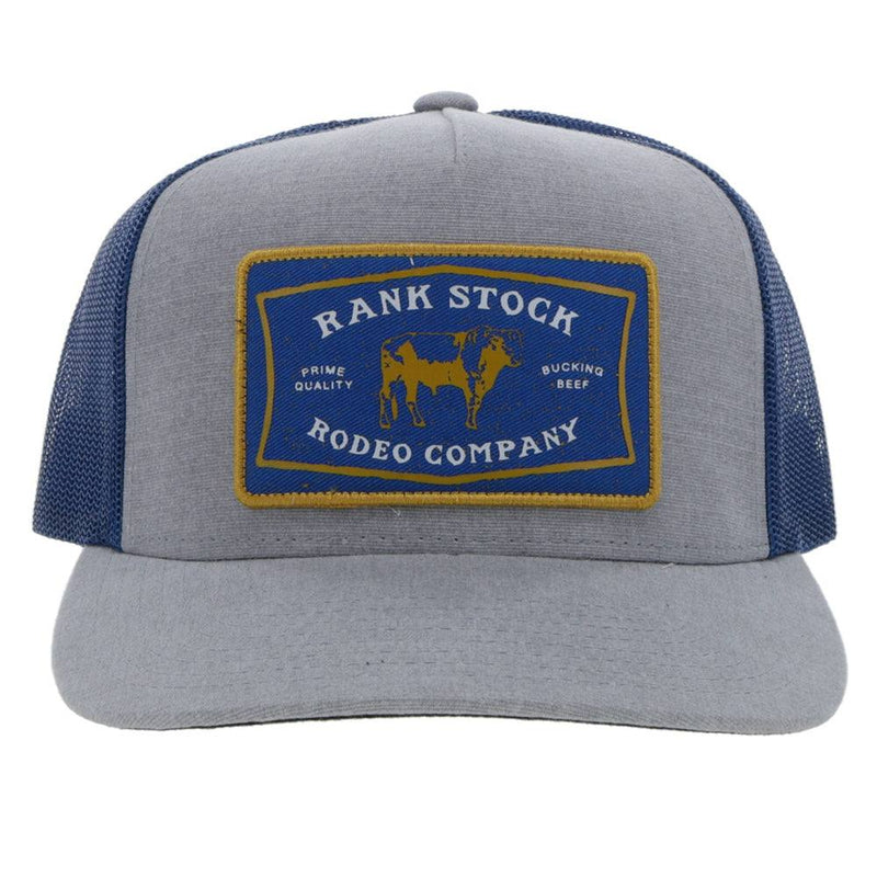 Youth Hat "Rank Stock" Hooey Grey/Blue