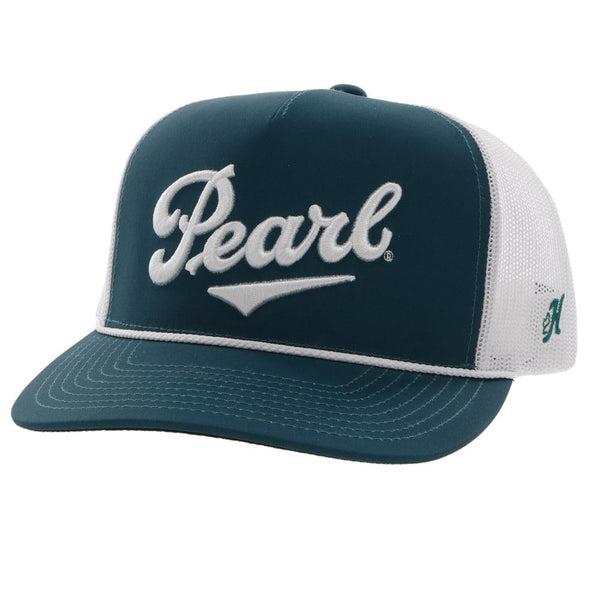 "Pearl" Teal/White w/White Logo Hat