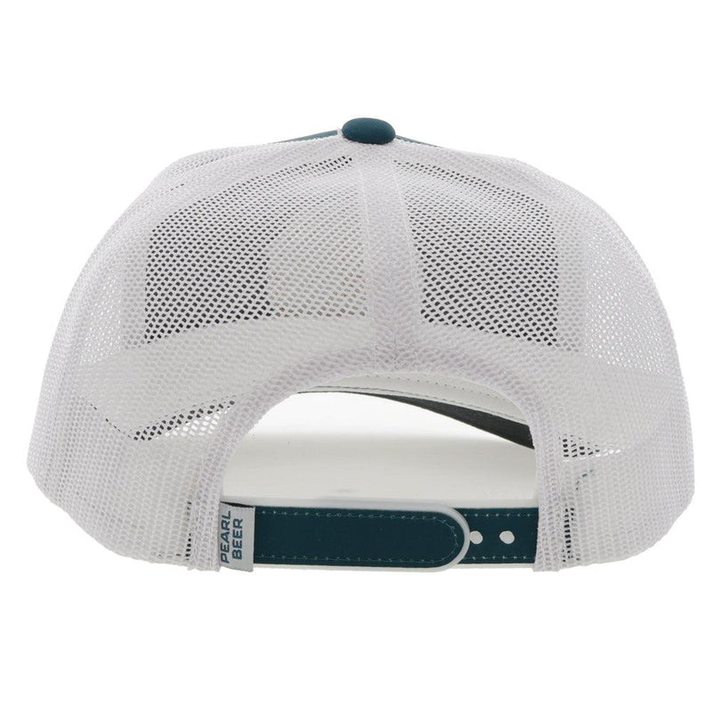 "Pearl" Teal/White Hat