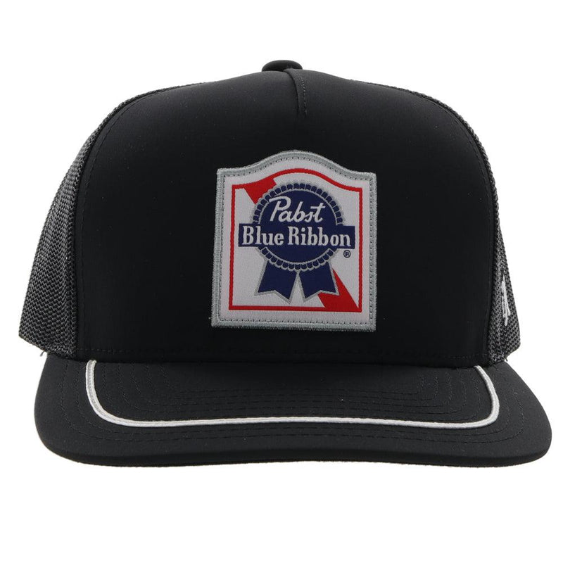 "Pabst Blue Ribbon" Black/White Hat