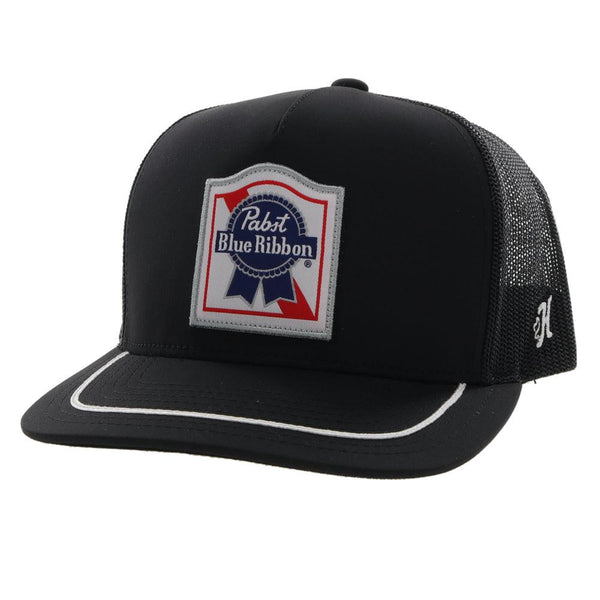 "Pabst Blue Ribbon" Black/White Hat