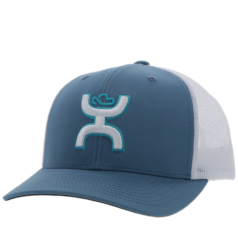 "Sterling" Blue/White Hat