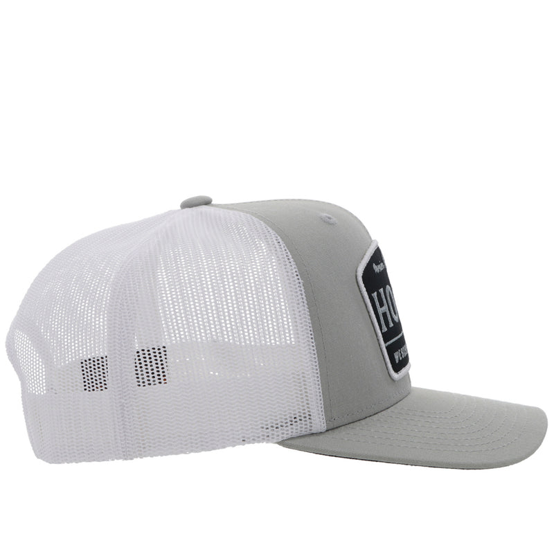 "Trip" Grey/White Hat