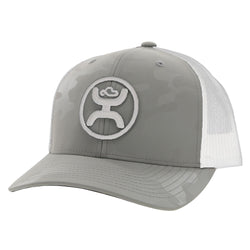 "O Classic" Grey Camo/White Hat