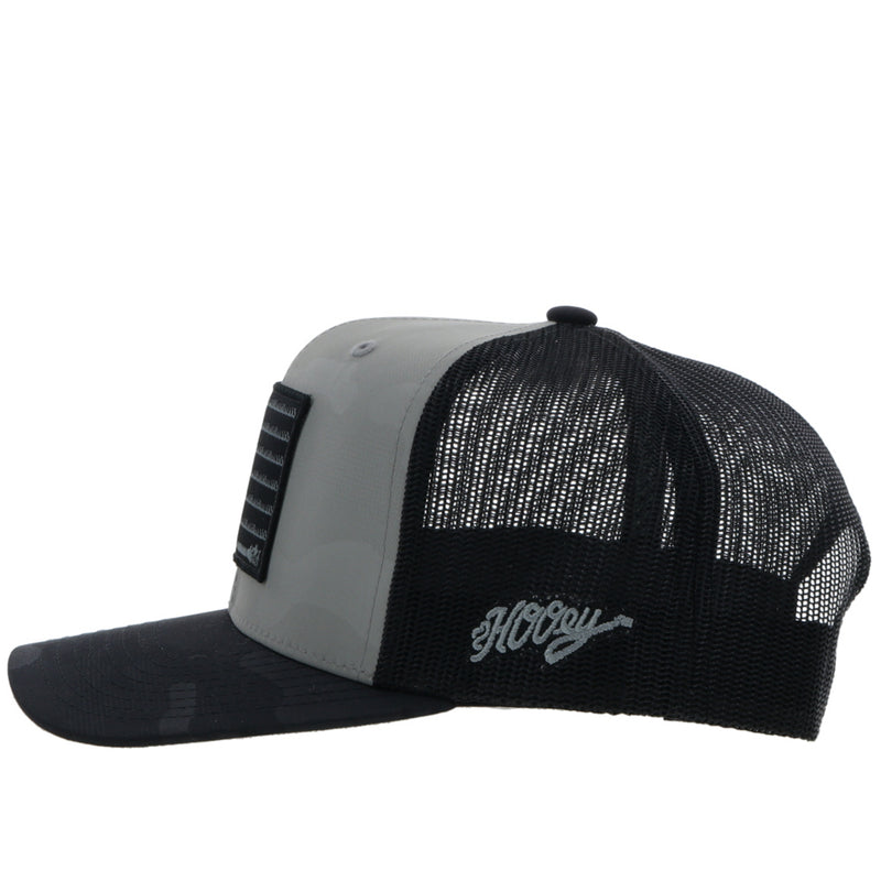 "Liberty Roper" Grey Camo/Black Hat