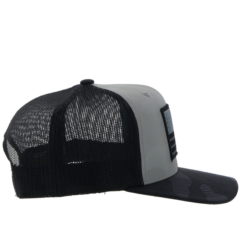 "Liberty Roper" Grey Camo/Black Hat