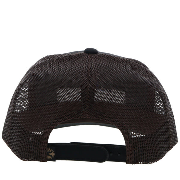 "Lock-Up" Black/Brown Snapback Hat