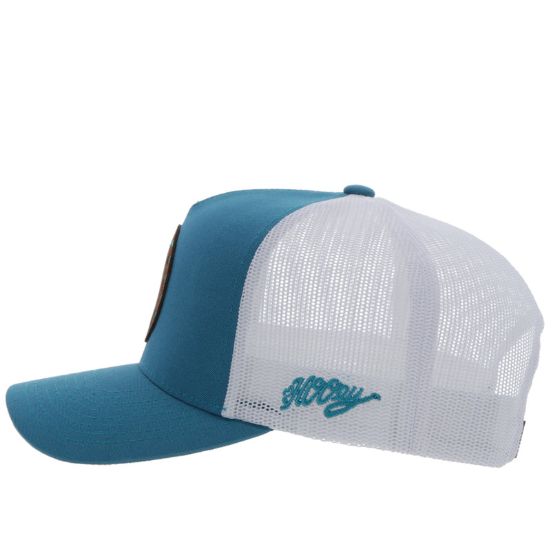 "Spur" Teal/White Hat