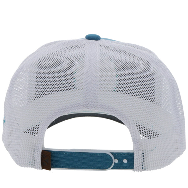 "Spur" Teal/White Hat