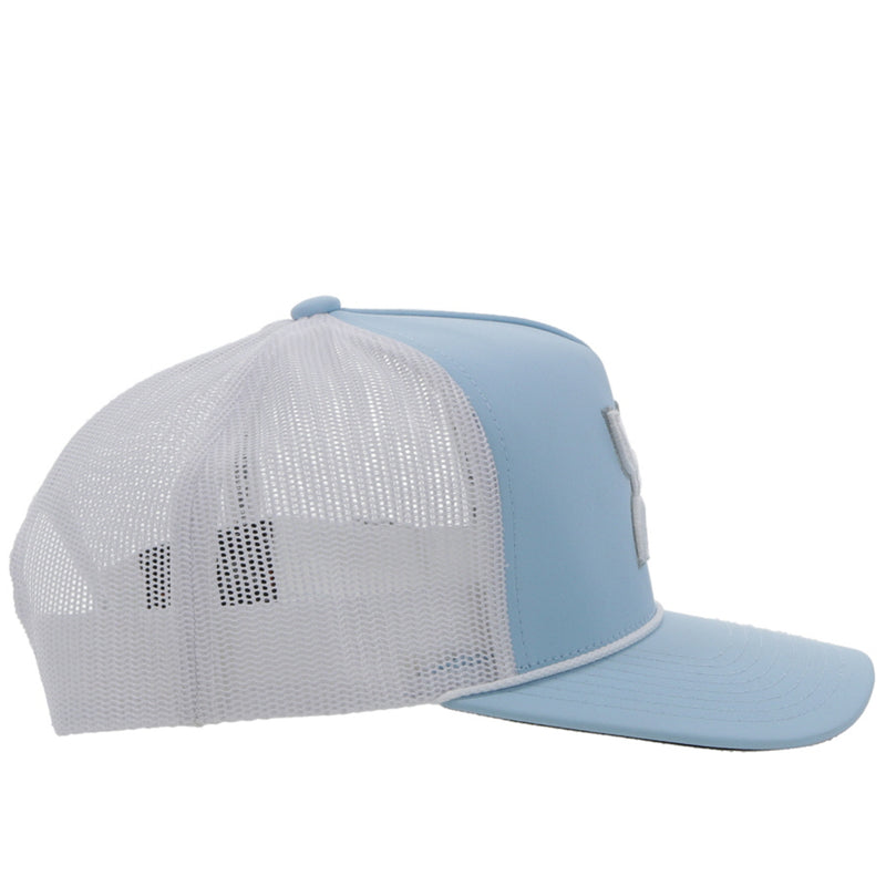 Youth "Cowboy Golf" Light Blue/White Hat