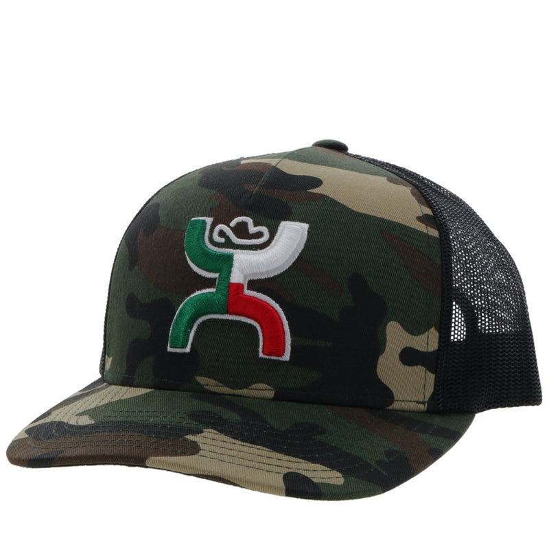 Camo and black "Boquillas" hat