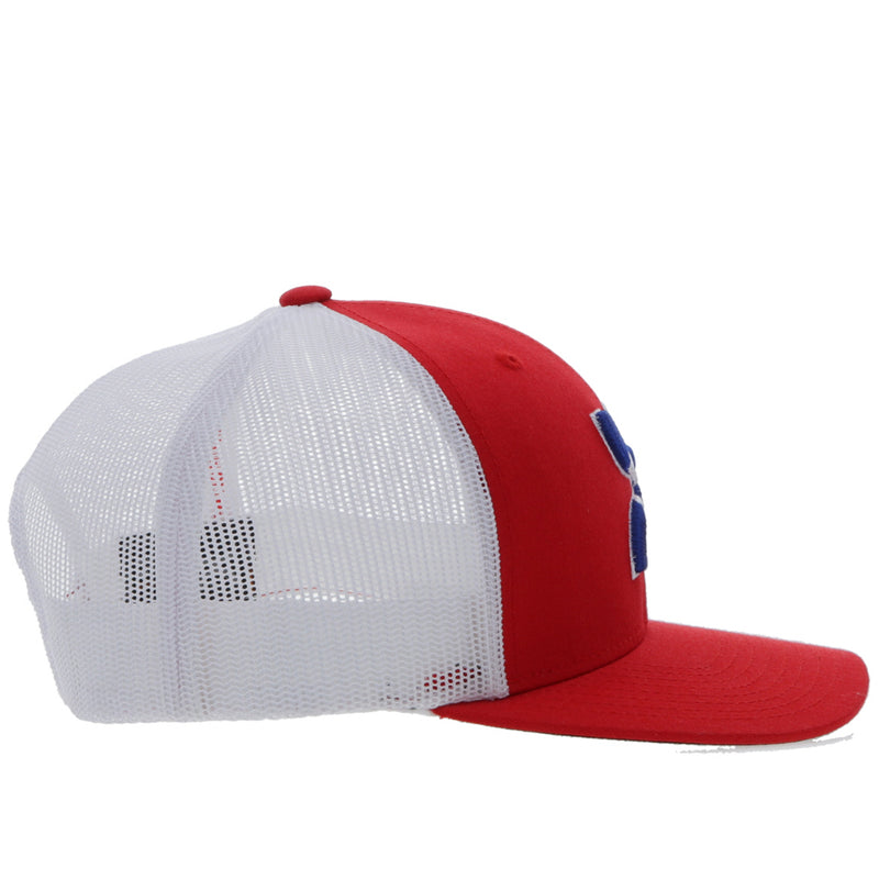 "Texican" Red/White Hat