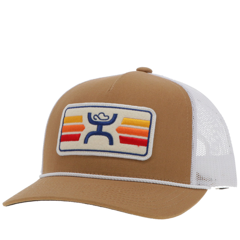 "Sunset" Tan/White Hat