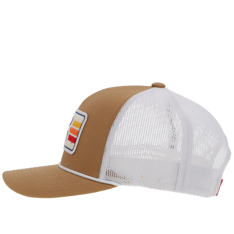 "Sunset" Tan/White Hat