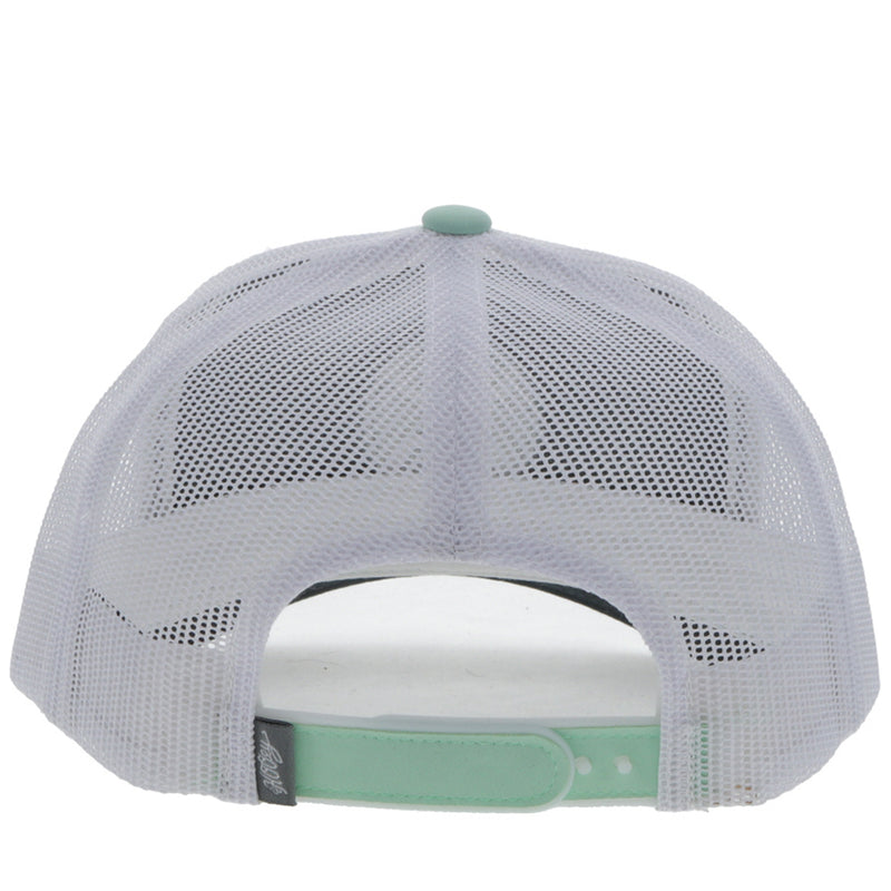 "Primo" Mint/White Hat w/Grey & White Patch