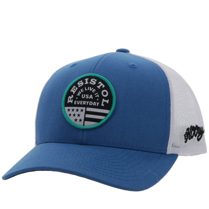 "Resistol" Blue/White Hat