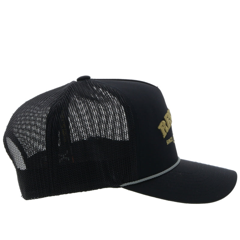 "Resistol" Black w/Gold Stitching Hat