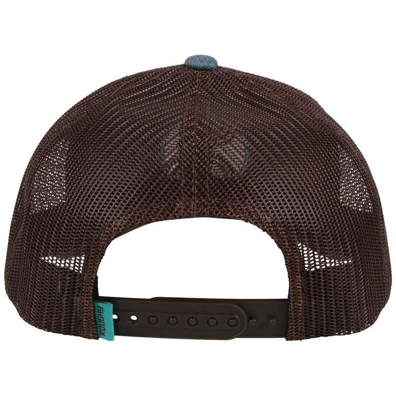 "Strap" Blue/Brown Hat