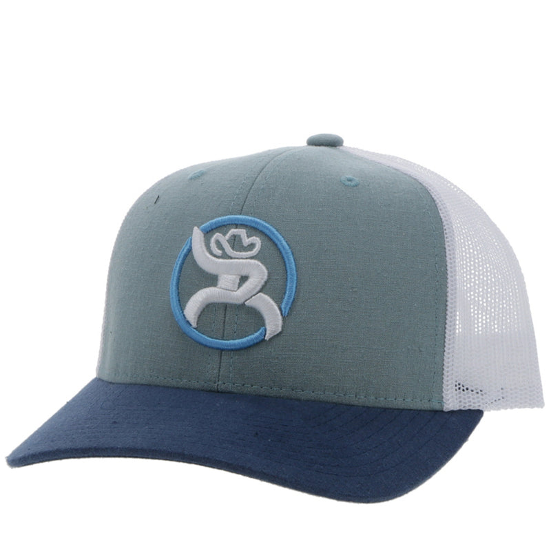 "Strap" Roughy Light Blue/White Hat