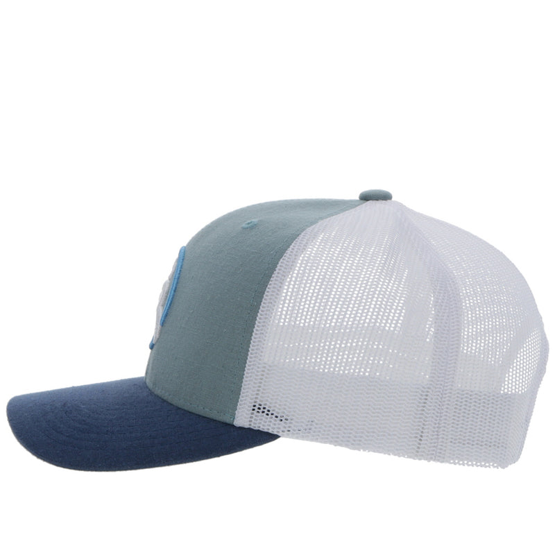 Youth Hat "Strap" Roughy Light Blue/White